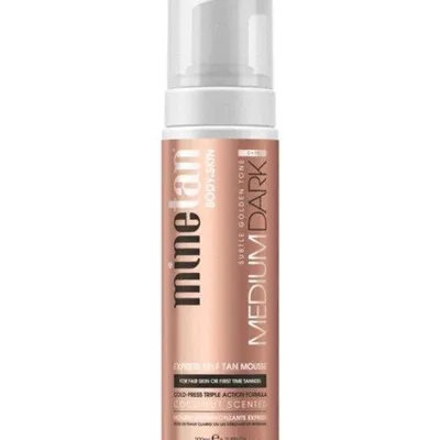 MineTan Express Self Tan Mousse Medium Dark (Pianka samoopalająca)