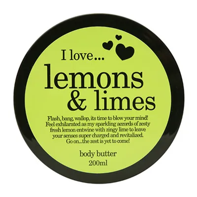 I Love... Cosmetics Lemons & Limes, Nourishing Body Butter (Masło do ciała)