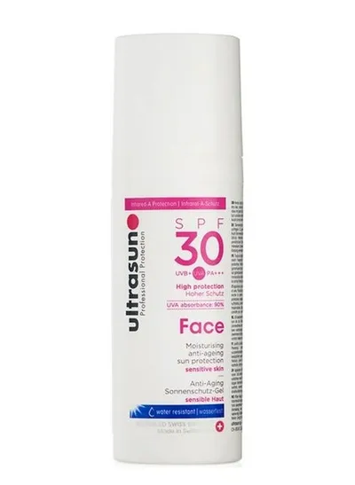 Ultrasun Moisturising & Anti-Ageing Face Lotion SPF 30, Sensitive Skin (Nawilżająca emulsja przeciwstarzeniowa do twarzy skóra wrażliwa)