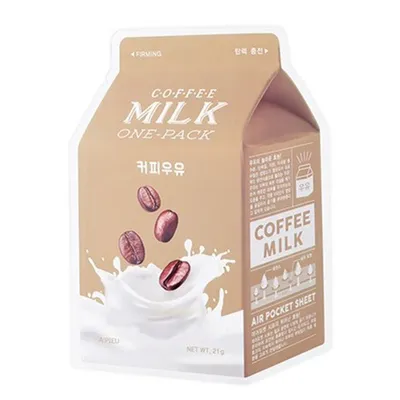 A'pieu Coffee Milk One-Pack Mask Sheet (Maseczka do twarzy w płacie)