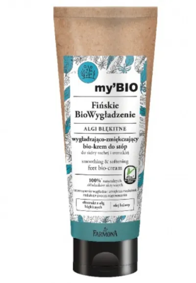 my'Bio Fińskie BioWygładzenie, Wygładzająco-zmiękczający bio-krem do stóp