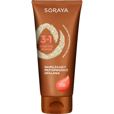 Soraya Express Bronze, Nawilżający przyspieszacz opalania 3 w 1