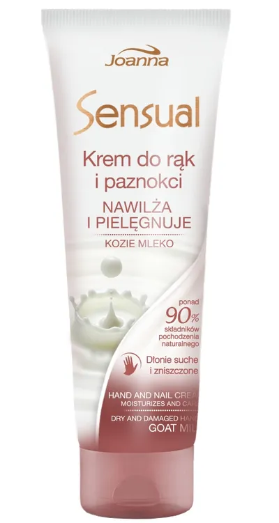 Joanna Sensual, Krem do rąk i paznokci `Kozie Mleko` (nowa wersja)