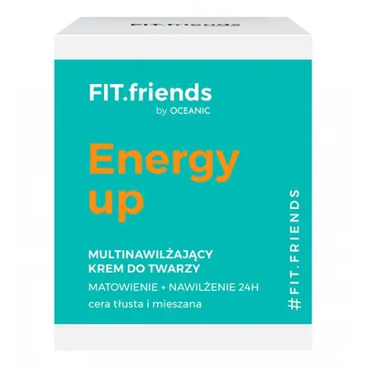 FIT.Friends by Oceanic Energy Up, Multinawilżający krem do twarzy `Matowienie + nawilżenie`