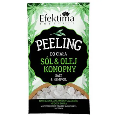 Efektima Peeling do ciała `Sól i olej konopny`