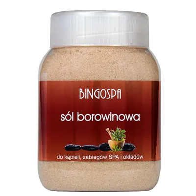 BingoSpa Sól borowinowa do kąpieli, zabiegów SPA i okładów