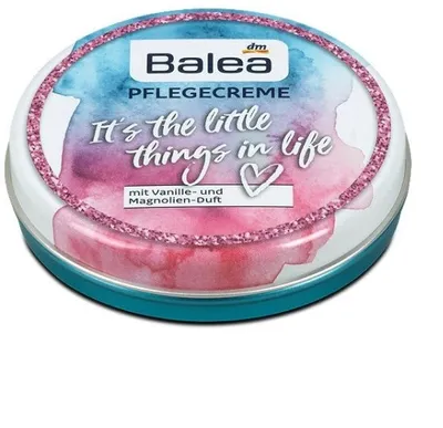 Balea It's the Little Thing in Life, Pflegecreme (Delikatny nawilżający krem do ciała, twarzy oraz ust `Magnolia i wanilia`)