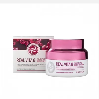 Enough Real Vita 8, Complex Pro Bright Up Cream (Krem do twarzy z witaminami)