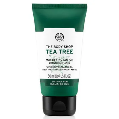 The Body Shop Tea Tree, Mattifying Lotion (Lekki matujący krem nawilżający)