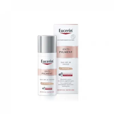 Eucerin Anti Pigment Day SPF 30 Tinted (Tonujący krem na dzień przeciw plamom pigmentacyjnym)