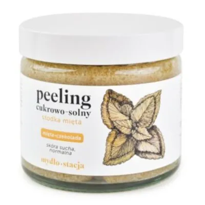 Mydło Stacja Słodka Mięta, Peeling do ciała