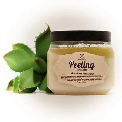 Manufaktura Mydła Dwufazowy peeling do ciała z ekstraktem z bursztynu