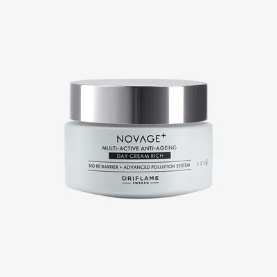 Oriflame Novage +, Multi-active Anti-ageing Day Face Creame Rich (Multiaktywny bogaty krem przeciwstarzeniowy)