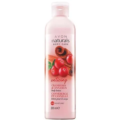 Avon Naturals, Cranberry & Cinnamon, Body Lotion (Balsam do ciała 'Żurawina i Cynamon')