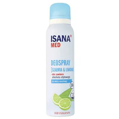 Isana MED, Dezodorant w sprayu `Szałwia & limonka`