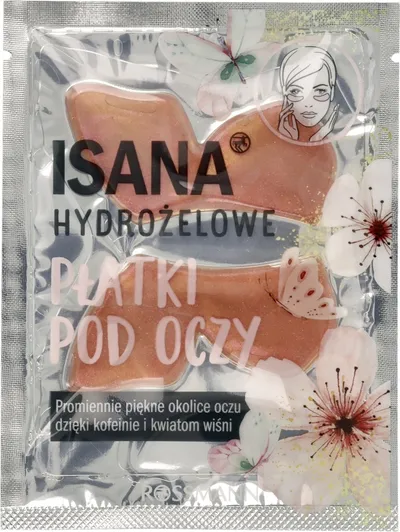 Isana Hydrogel Augenpads Kirschblüte (Płatki pod oczy hydrożelowe `Kwiat Wiśni`)
