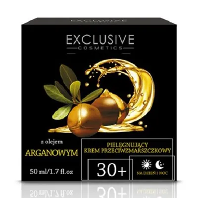 Exclusive Cosmetics Aktywator Młodości, Pielęgnujący  krem przeciwzmarszczkowy z olejem arganowym  30+