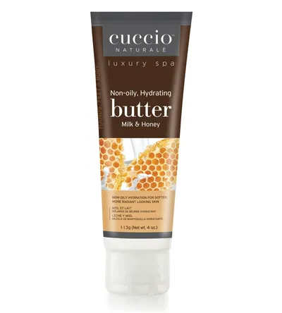 Cuccio Naturale Non-oily Hydrating Butter Milk & Honey (Luksusowe masło do dłoni i ciała `Mleko i miód`)