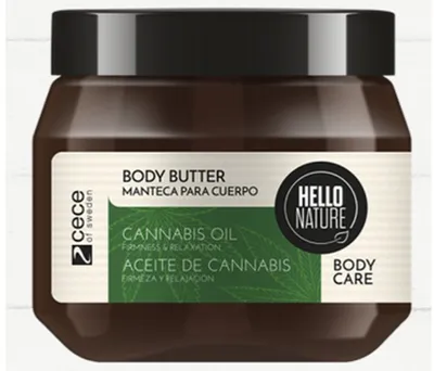 Cece of Sweden Hello Nature Body Care, Cannabis Oil Body Butter (Masło do ciała z olejkiem z konopi)