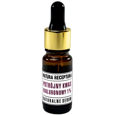 Natura Receptura Naturalne serum potrójny kwas hialuronowy w żelu 1%