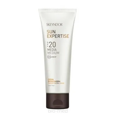 Skeyndor Sun Expertise, Tanning Control Cream SPF 20 (Krem ochronny do twarzy wodoodporny)