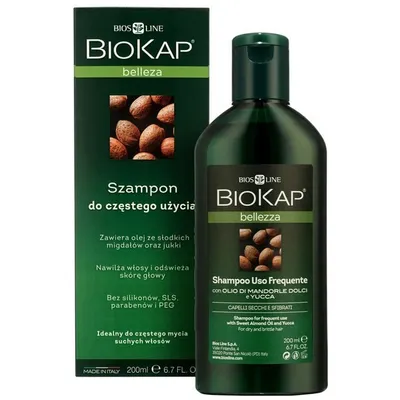 Bios Line Biokap Bellezza, Shampoo Uso Frequente (Szampon do włosów do częstego mycia suchych włosów)
