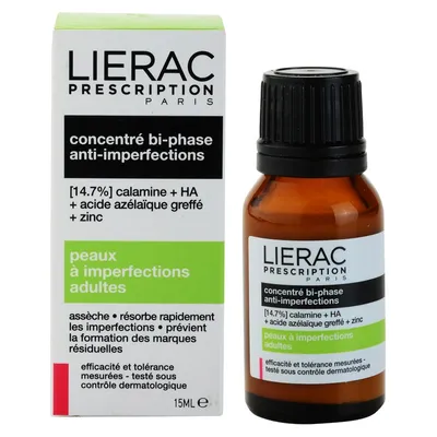 Lierac Prescription, Anti Blemish Dual Phase Concentrate (Koncentrat dwufazowy przeciw niedoskonałościom)