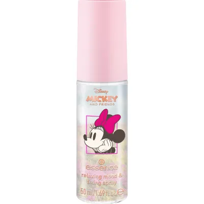 Essence Disney Mickey and Friends, Relaxing Mood & Fixing Spray (Relaksujący spray utrwalający makijaż)