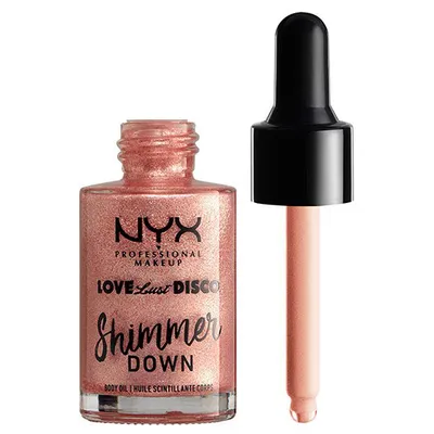 NYX Professional Makeup Love Lust Disco, Shimmer Body Oil (Olejek rozświetlający do ciała)