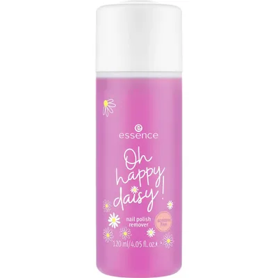 Essence Oh Happy Daisy!, Nail Polish Remover Acetone Free (Zmywacz bez acetonu do paznokci)