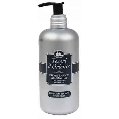 Tesori d'Oriente Muschio Bianco, Crema Sapone Aromatica (Mydło w płynie `Białe piżmo`)