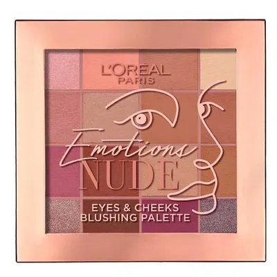 L'Oreal Paris Emotions Of Nu Eyes & Cheeks Blushing Palette (Paleta cieni do powiek)