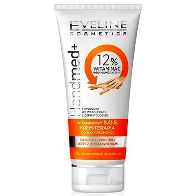 Eveline Cosmetics Handmed +, Wygładzający krem- terapia do rąk i paznokci