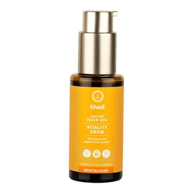 Khadi Vitality Grow Ayurvedic Hair Oil (Olejek stymulujący wzrost włosów)