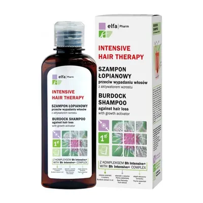 Elfa Pharm Intensive Hair Therapy, Szampon łopianowy przeciw wypadaniu włosów z aktywatorem wzrostu