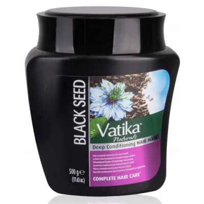 Dabur Vatika, Black Seed, Deep Conditioning Hair Mask (Intensywnie regenerująca maska do każdego rodzaju włosów z czarnuszką)