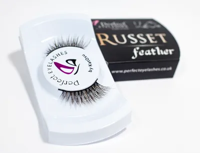 Perfect Eyelashes Russet Feather, Eyelashes by KatOsu (Rzęsy z norek)