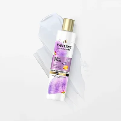 Pantene Pro-V, Miracles Silky & Glowing Shampoo (Szampon do włosów bez siarczanów)