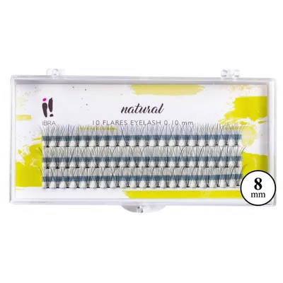 Ibra Natural, Knot-Free C, Zestaw kępek rzęs (różne rodzaje)