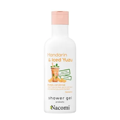 Nacomi Mandarin & Iced Yuzu ,Prebiotic Shower Gel (Mandarynka i Yuzu, Prebiotyczny żel pod prysznic)