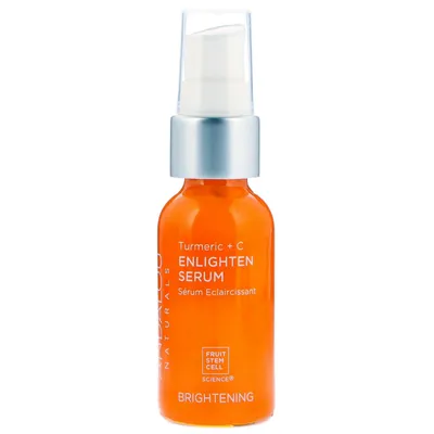 Andalou Naturals Turmeric + C Enlighten Serum (Rozświetlająco - rozjaśniające serum do twarzy z witaminą C i kurkumą)