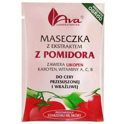 Laboratorium Kosmetyczne AVA Warzywny Ogród, Maseczka z ekstraktem z pomidora