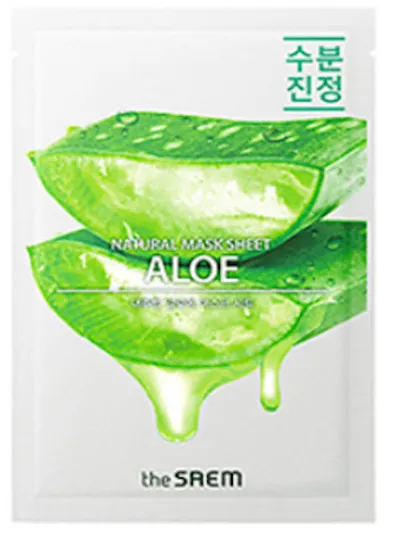 The Saem Natural Mask Sheet Aloes (Aloesowa maseczka nawilżająca)