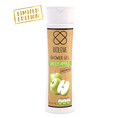 Biolove Green Apple, Shower Gel (Żel pod prysznic `Zielone jabłuszko`)