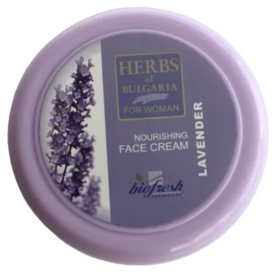 BioFresh Cosmetics Herbs of Bulgaria, Nourishing Face Cream Lavender (Krem do twarzy odżywiający lawendowy)