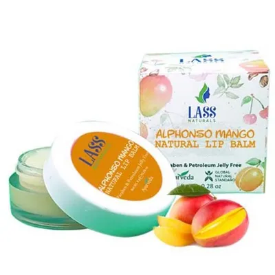 Lass Naturals Alphonso Mango Shea Butter Lip Balm (Balsam do ust z mango alfonso)