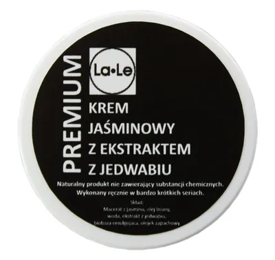 La-Le Premium, Krem jaśminowy do twarzy z ekstraktem z jedwabiu