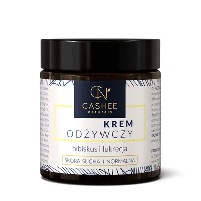 CASHEE Naturals Krem odżywczy `Hibiskus & lukrecja`