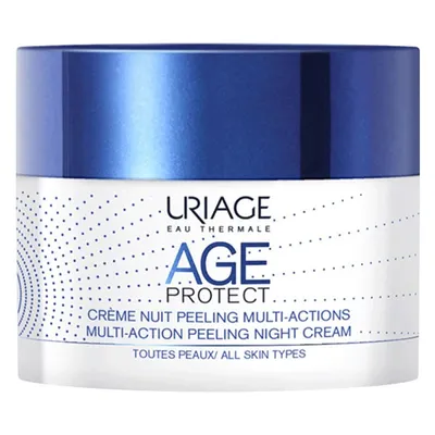 Uriage Age Protect, Multi-action Peeling Night Cream (Pilingujący krem multi-action na noc)