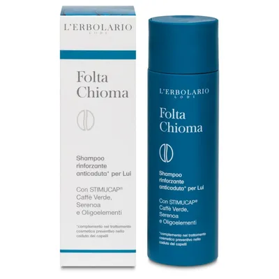 L'Erbolario Folta Chioma, Shampoo Rinforzante (Wzmacniający szampon dla mężczyzn przeciw wypadaniu włosów)